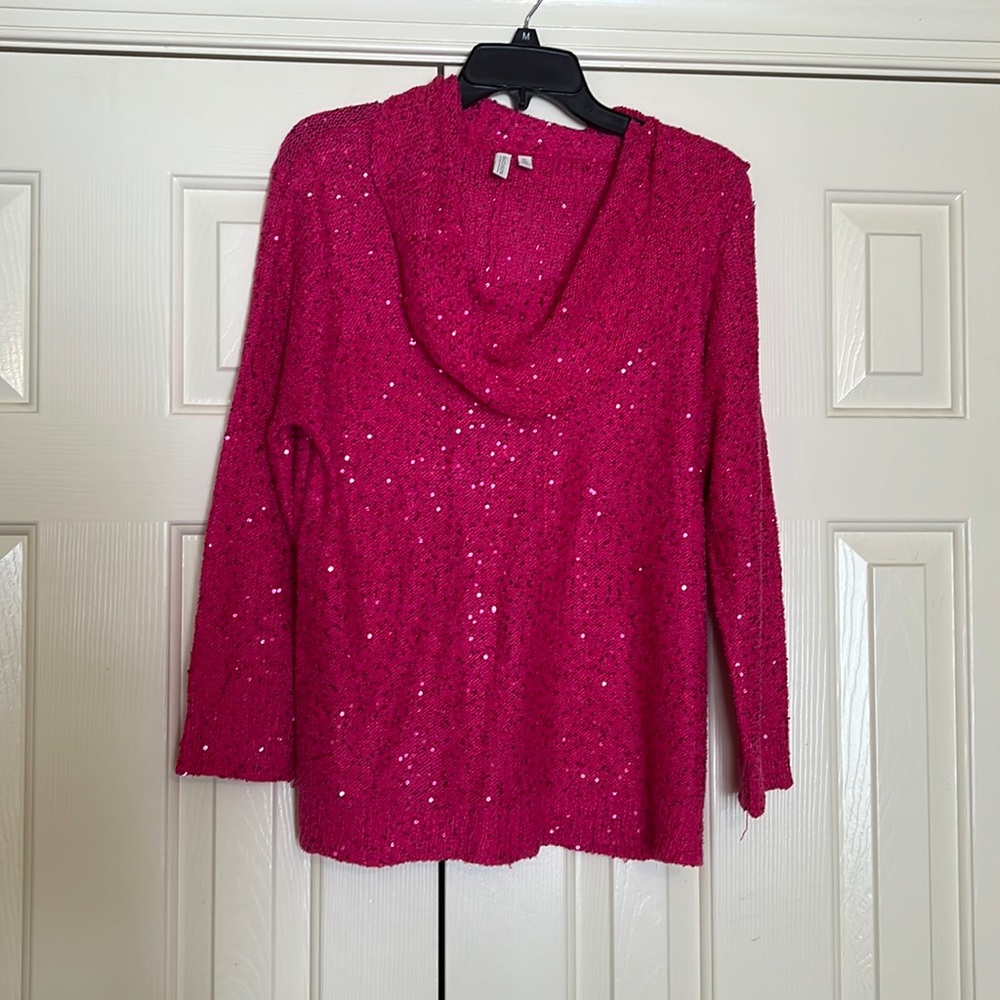 Bright pink sweater